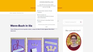 
                            3. Wenn-Buch in lila | DIY Geschenke und weitere Bastelanleitungen