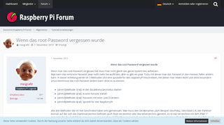 
                            8. Wenn das root-Password vergessen wurde - Tutorials & Anleitungen ...