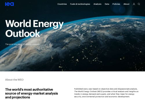 
                            6. WEO - International Energy Agency