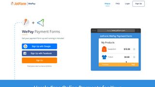 
                            13. WePay Payment Forms | Payment Integration | Jotform