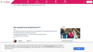 
                            11. Wer sammelt noch Jacobs Kronen??? | NetMoms.de