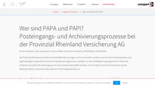 
                            12. Wer sind PAPA und PAPI? - Compart - Compart AG