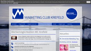 
                            12. Werbeplattform für Mitglieder - Marketing Club Krefeld