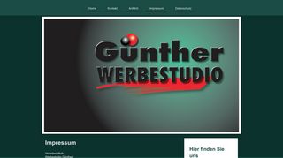 
                            5. Werbestudio Günther - Impressum