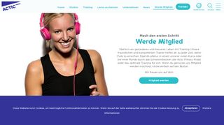 
                            3. Werde Mitglied - Actic Fitness