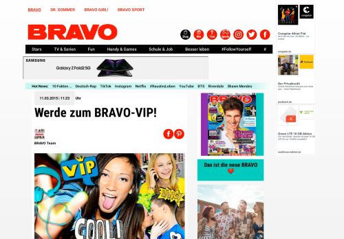 
                            2. Werde zum BRAVO-VIP! | BRAVO