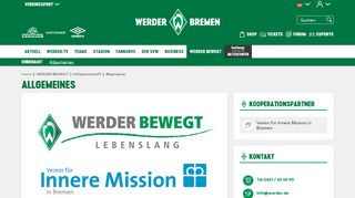 
                            11. WERDER BEWEGT: Ehrenamt | SV Werder Bremen