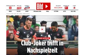 
                            6. Werder-Schock | Club-Joker trifft in Nachspielzeit - Bundesliga - Bild.de