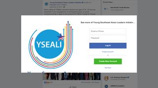 
                            5. We're calling all YSEALI members between... - Young Southeast ...