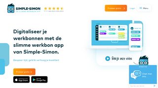 
                            2. Werkbon app van Simple-Simon - De Slimme Werkbon - Probeer Gratis