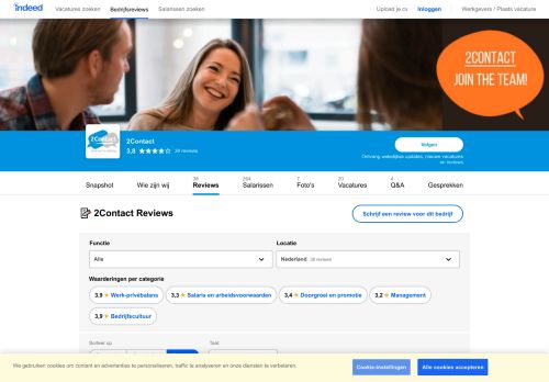 
                            9. Werken bij 2Contact: Reviews van medewerkers | Indeed.nl