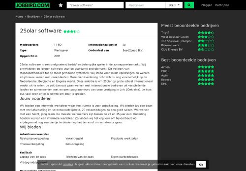 
                            10. Werken bij 2Solar software? Lees alle reviews over 2Solar software ...