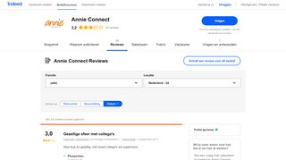 
                            1. Werken bij Annie Connect: Reviews van medewerkers | Indeed.nl