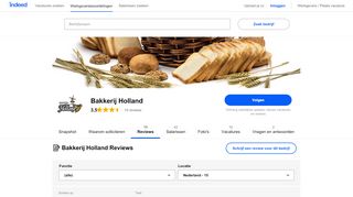 
                            6. Werken bij Bakkerij Holland: Reviews van medewerkers | Indeed.nl