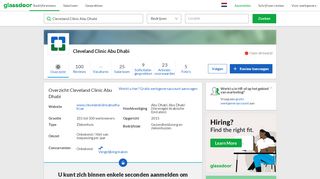 
                            6. Werken bij Cleveland Clinic Abu Dhabi | Glassdoor.nl