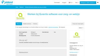
                            8. Werken bij Qurentis software voor zorg- en welzijn? Solliciteer via ...