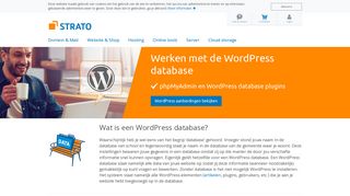 
                            10. Werken met de WordPress database - Strato.nl