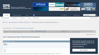 
                            1. Werkspasswort Wago 750-849 Web-Based-Management - SPS-Forum