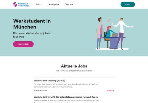 
                            10. Werkstudent in München | Jobmensa