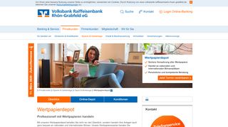
                            8. Wertpapierdepot - Volksbank Raiffeisenbank Rhön-Grabfeld eG, Ihre ...