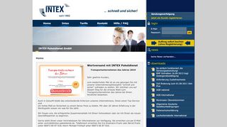 
                            1. Wertversand mit INTEX Paketdienst