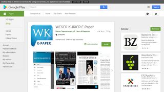 
                            12. WESER-KURIER E-Paper – Apps bei Google Play