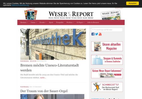 
                            2. Weser Report