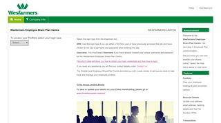 
                            10. Wesfarmers Employee Share Plan Centre - Computershare