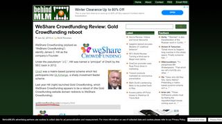 
                            4. WeShare Crowdfunding Review: Gold Crowdfunding reboot
