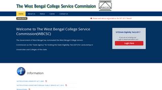 
                            1. West Bengal College Service Commission