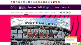 
                            11. West Ham United | Premier Skills English