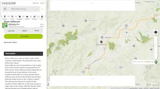 
                            12. West Jefferson, NC - West Jefferson, North Carolina Map & Directions ...