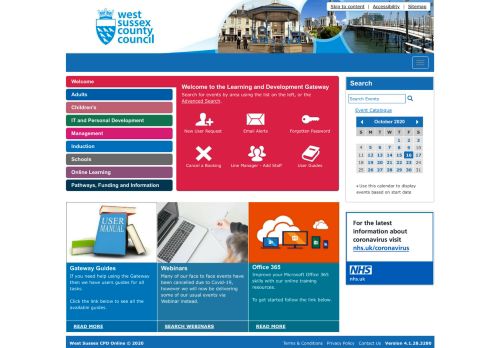 
                            12. West Sussex Learning and Development Gateway | Home Page