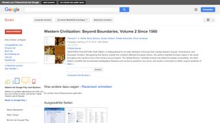 
                            11. Western Civilization: Beyond Boundaries, Volume 2 Since 1560