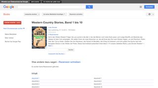 
                            6. Western Country Stories, Band 1 bis 10