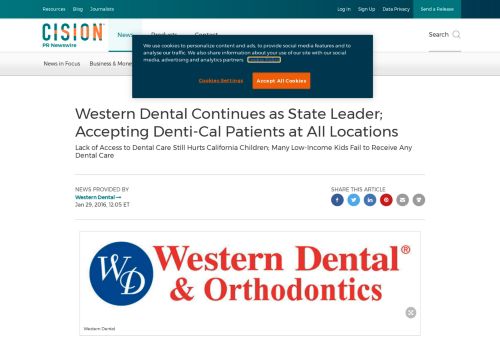 
                            12. Western Dental Continues as State Leader; Accepting Denti-Cal ...