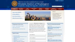 
                            13. Western District of Washington | United States Bankruptcy Court