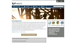 
                            11. Western Electricity Coordinating Council Entity-Registration