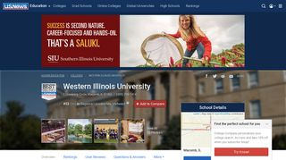 
                            9. Western Illinois University - Profile, Rankings and Data | US News ...