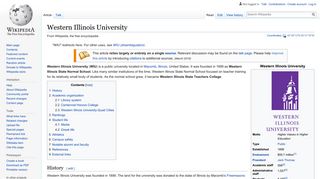 
                            4. Western Illinois University - Wikipedia