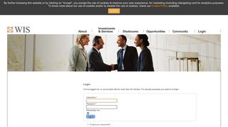 
                            5. Western International Securities - Login