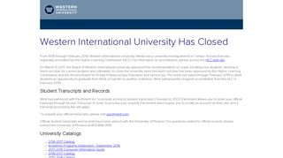 
                            11. Western International University | West Edu