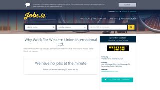 
                            12. Western Union International Ltd. Careers, Western Union International ...