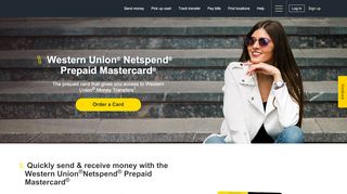 
                            13. Western Union NetSpend Prepaid MasterCard