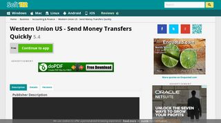 
                            10. Western Union US - Send Money Transfers Free Download