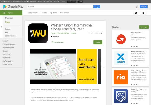 
                            13. Western Union US - Send Money Transfers Quickly - Apps on ...
