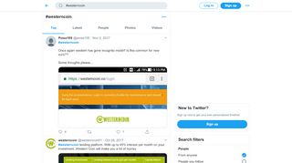 
                            4. #westerncoin hashtag on Twitter