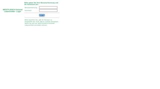 
                            5. WESTFLEISCH Extranet Lebensmittel - LOGIN