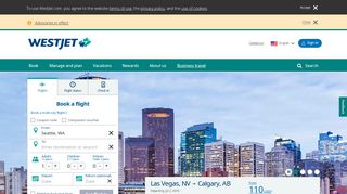
                            11. WestJet: Book flights and vacation packages