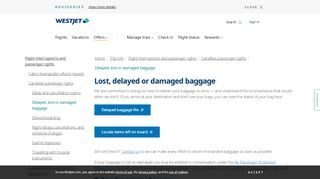 
                            2. WestJet: Lost & Found